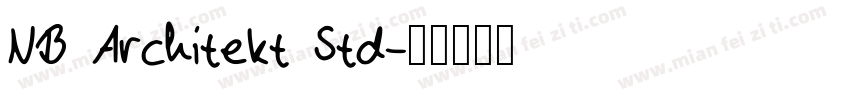 NB Architekt Std字体转换
